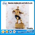 Wholesale trophy custom stainless steel metal football star trophy cup awards